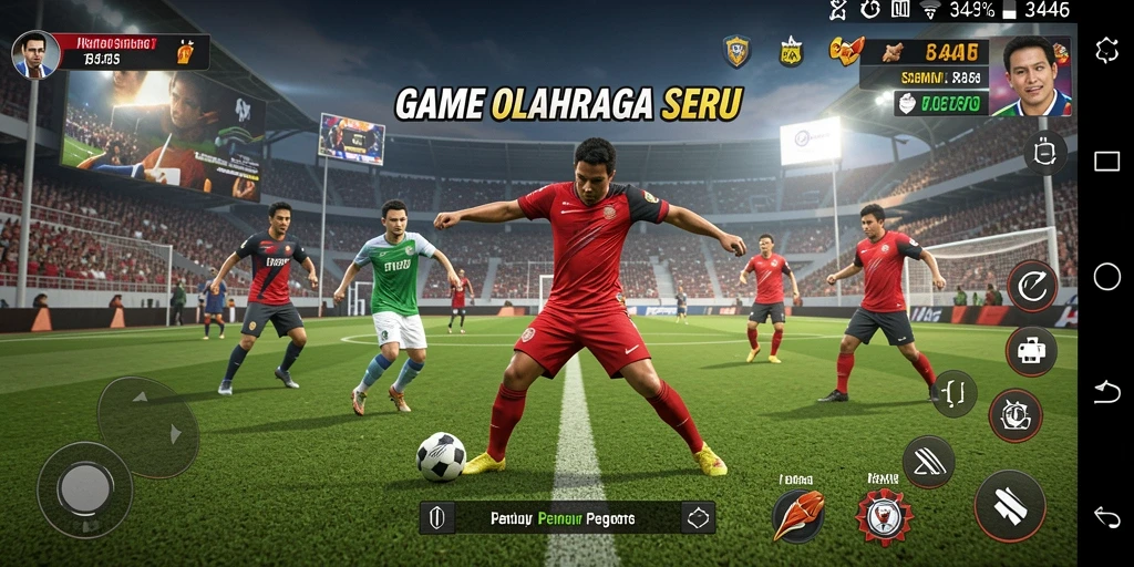 Tampilan gameplay yang mendebarkan dalam 3446, dengan efek visual yang brilian.