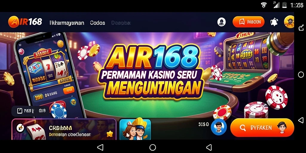 Tampilan gameplay AIR168 yang menarik dan penuh aksi di kasino.