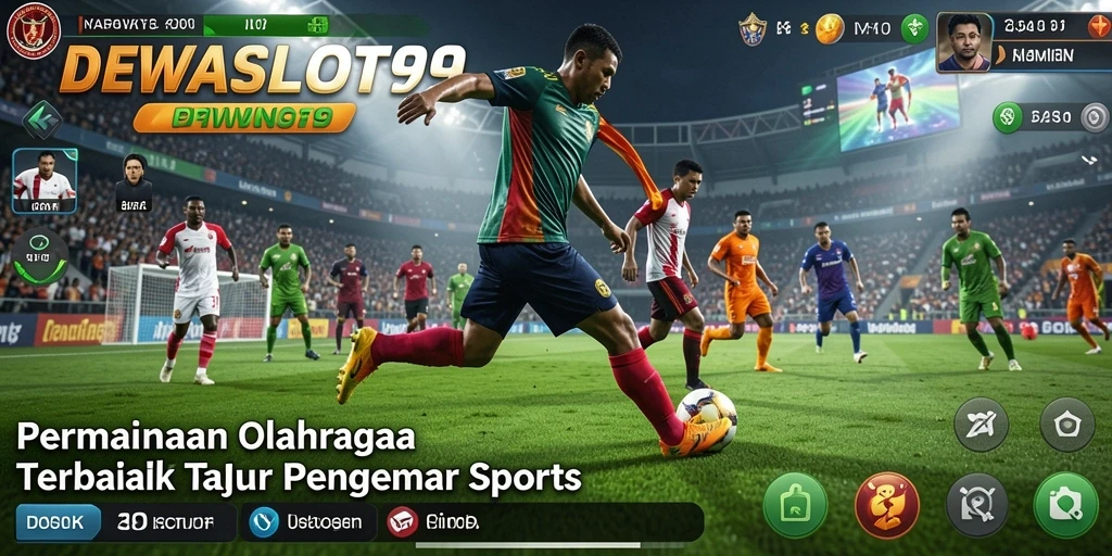 Tampilan gameplay menarik di DEWASLOT99 yang menampilkan aksi olahraga.