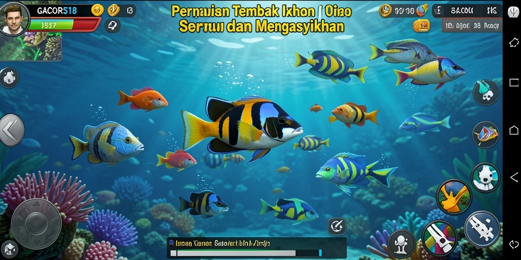 Tampilan gameplay GACOR518 yang penuh warna dan seru.