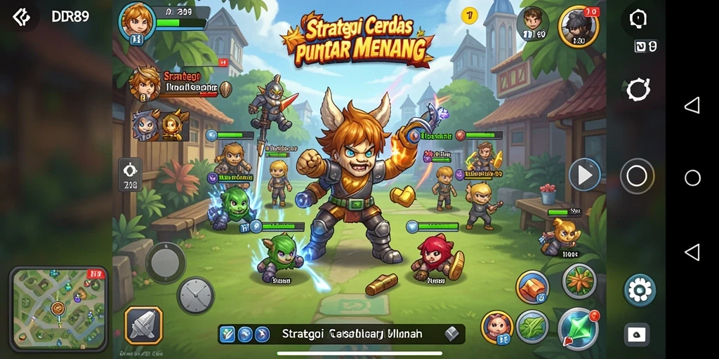Tampilan gameplay strategis IDR89 yang mendebarkan.