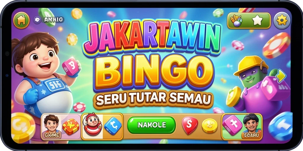 Tampilan gameplay JAKARTAWIN yang seru dan interaktif.