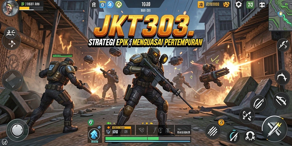 Tangkapan layar JKT303 yang menunjukkan pertempuran strategi yang intens.