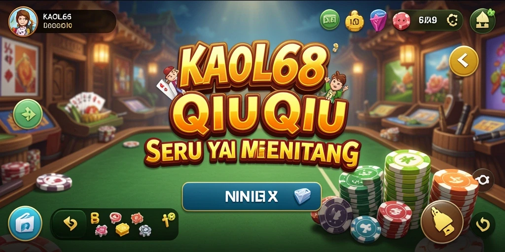 Tampilan gameplay seru QiuQiu di KAOL68.