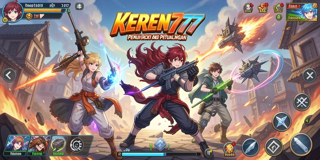 Tampilan gameplay Anime yang seru dan menarik di KEREN777.
