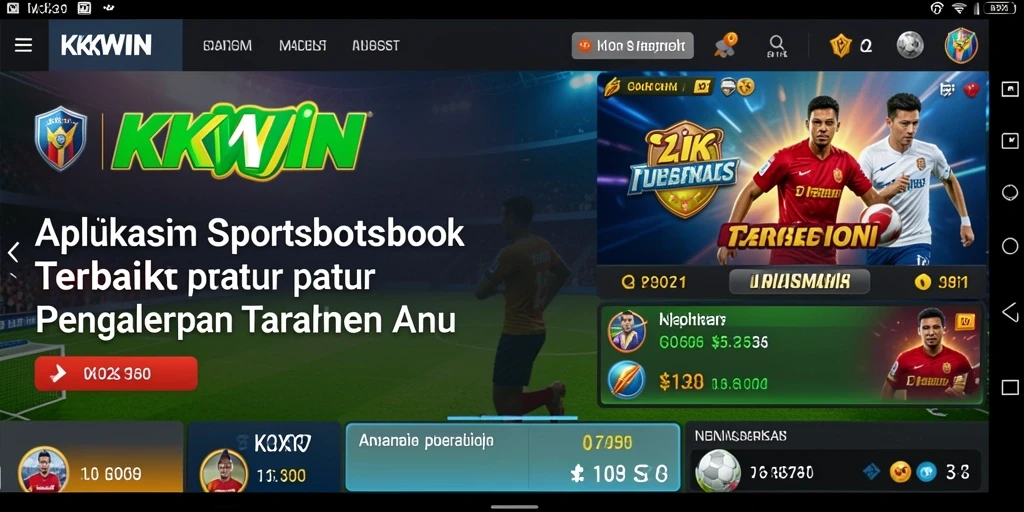 Tampilan gameplay <strong>KKWIN</strong> saat taruhan olahraga berlangsung.