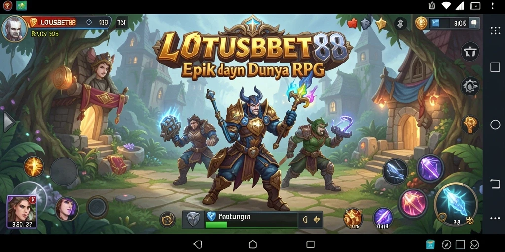 Tampilan gameplay LOTUSBET88 yang menakjubkan dan mengasyikkan.