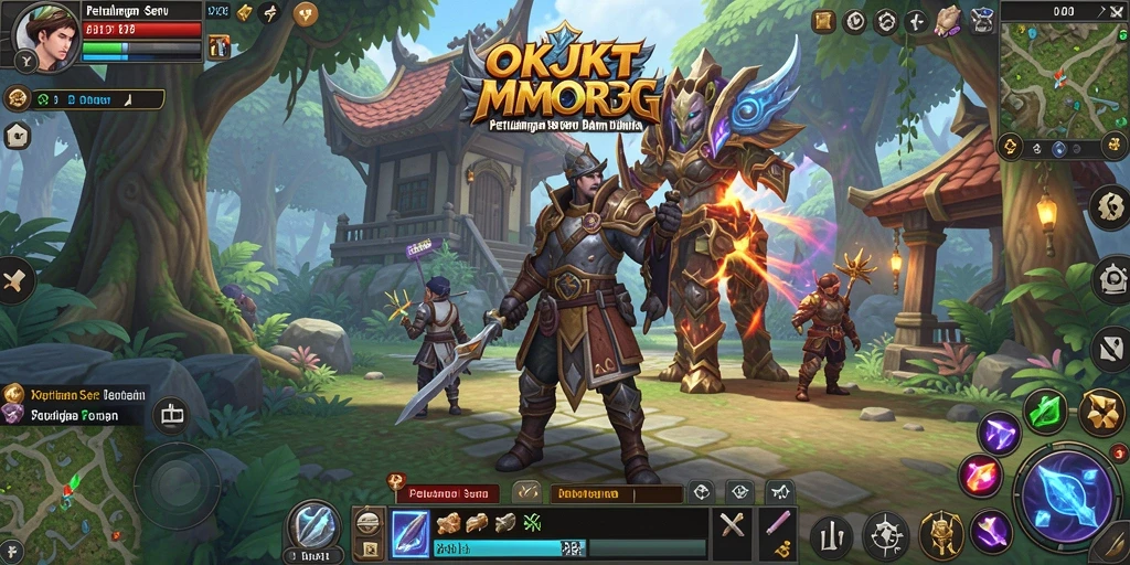 Gameplay seru di OKJKT dengan berbagai petualangan dan pertarungan menantang.