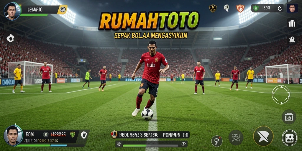 Tampilan gameplay seru di RUMAHTOTO dengan aksinya yang mendebarkan.