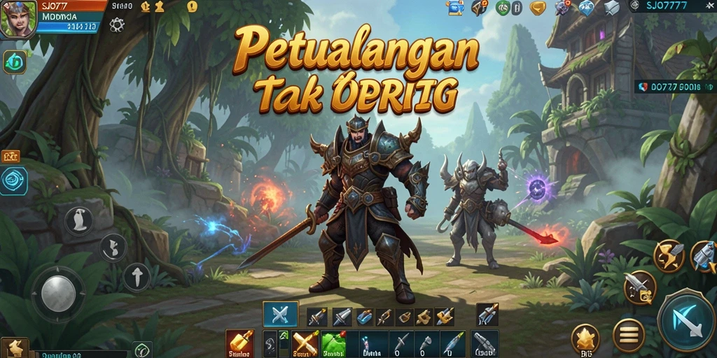 Tampilan gameplay SJO777 yang menakjubkan di dunia MMORPG.