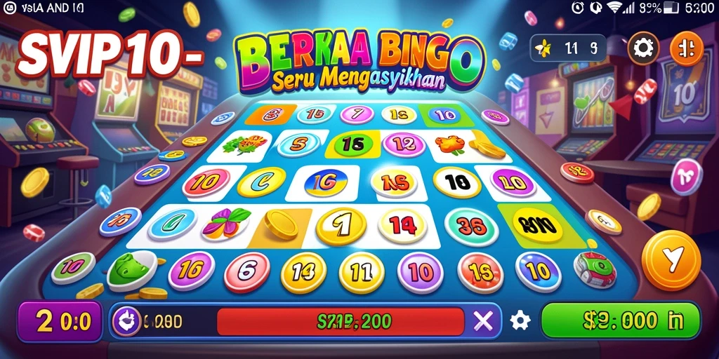 Tampilan gameplay SVIP10 dengan keseruan Bingo yang mengasyikkan.