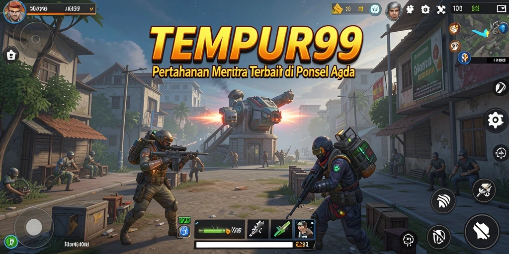 Gameplay seru dengan berbagai menara pertahanan yang unik.