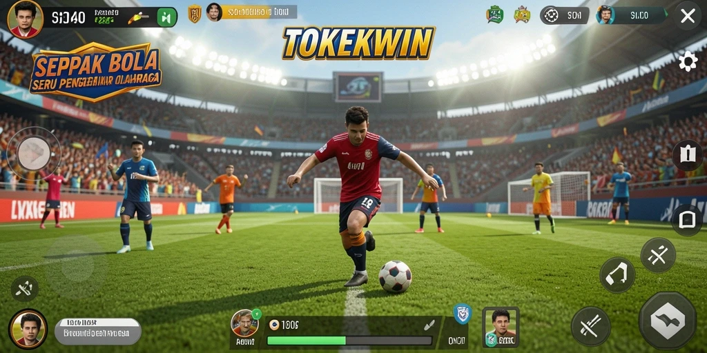 Tampilan gameplay TOKEKWIN yang seru dan mendebarkan.